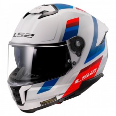 LS2 FF808 STREAM 2 VINTAGE WHITE BLUE RED