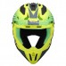 LS2 MX708 FAST 2 DUCK MATT MATT H-V GREEN YELLOW