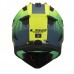 LS2 MX708 FAST 2 DUCK MATT MATT H-V GREEN YELLOW