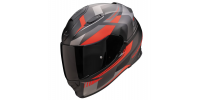 SCORPION EXO-491 ABILIS MATT BLACK-RED-GREY
